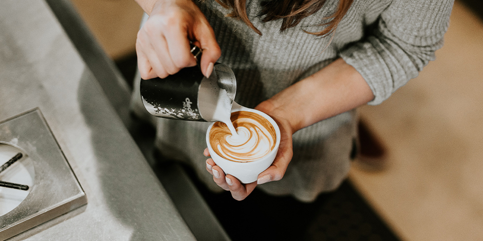 Cara membuat latte art