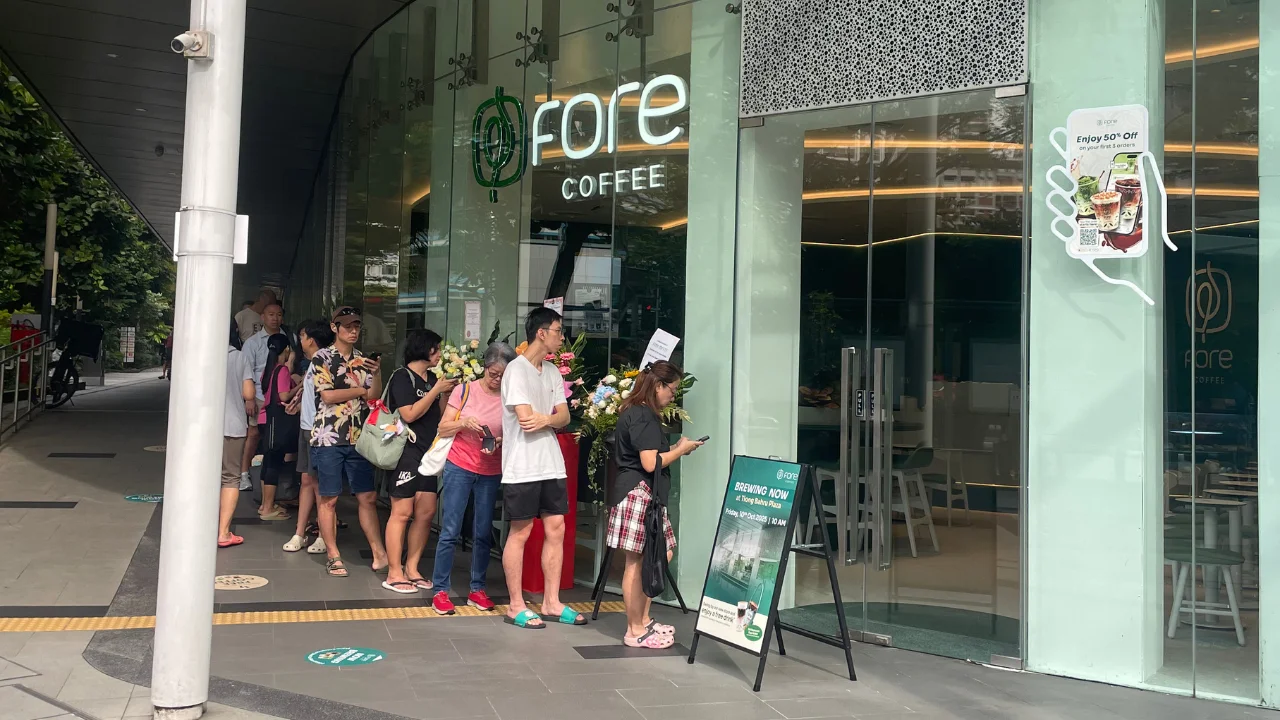 Fore TIong Bahru Plaza Opening Day